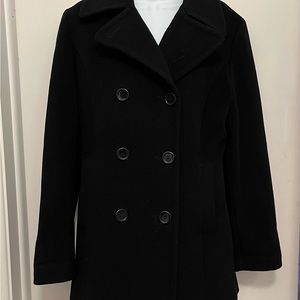 Larry Levine black pea coat. Mint condition